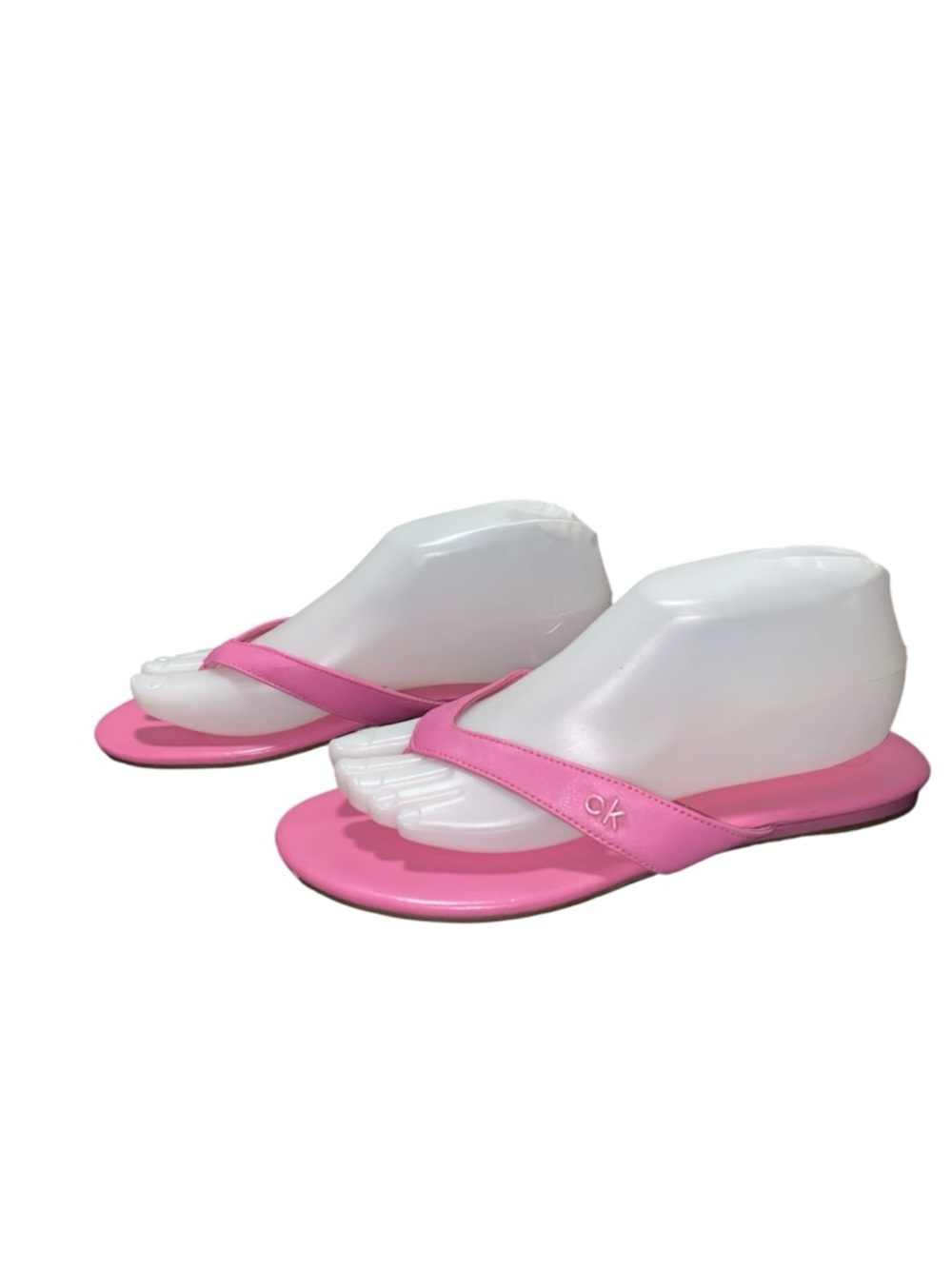 Calvin Klein Pink Women's Flip Flop Sandals Shoes Sz-8 - Picture 4 of 5